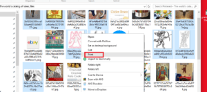 How to print pictures on Pinterest example screenshot