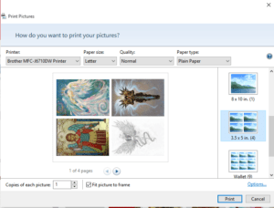 How to print pictures on Pinterest example screenshot