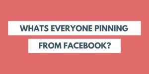 Facebook and Pinterest