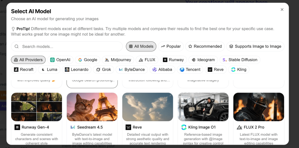 AI image generator picker all in one generator